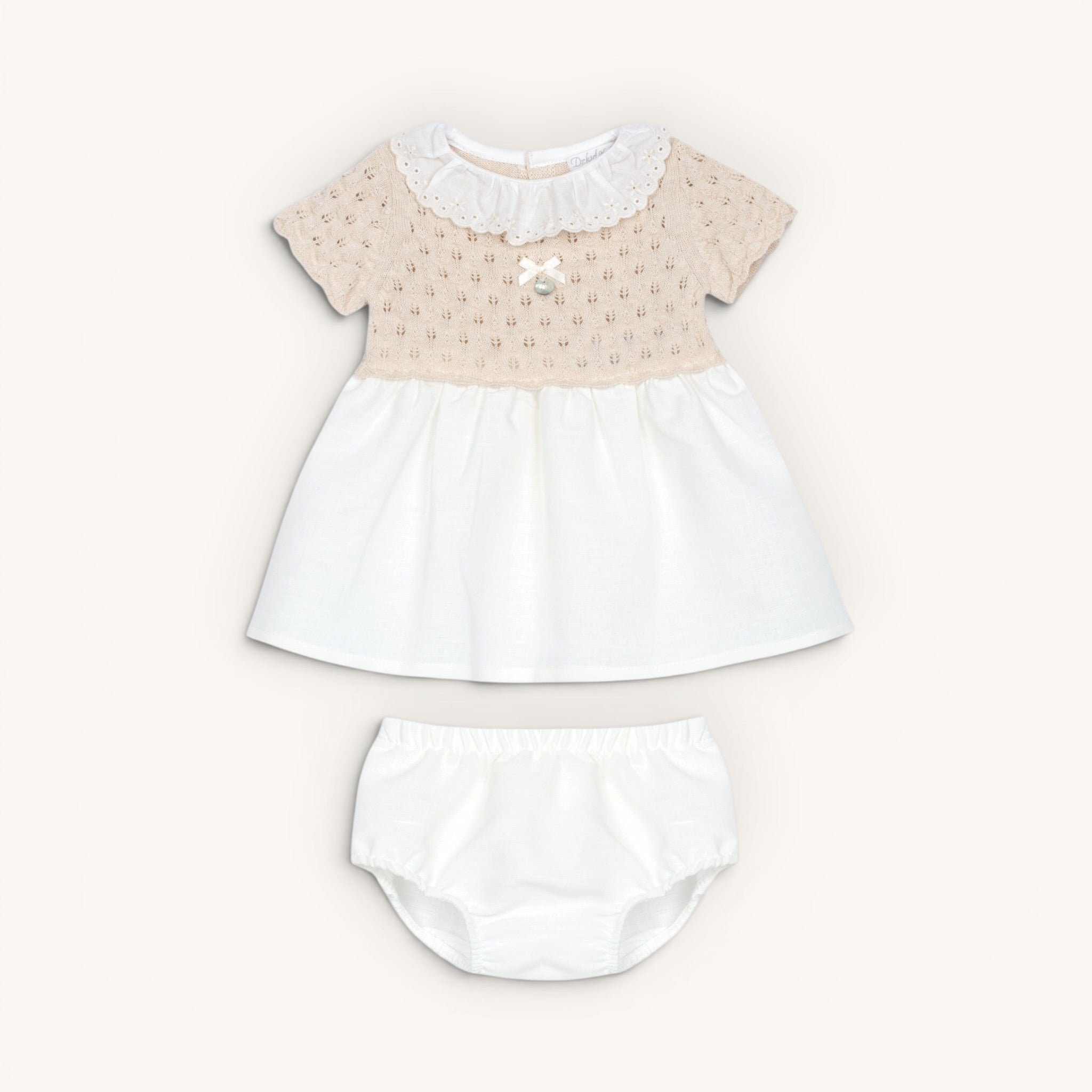 Sable Piqué Dress