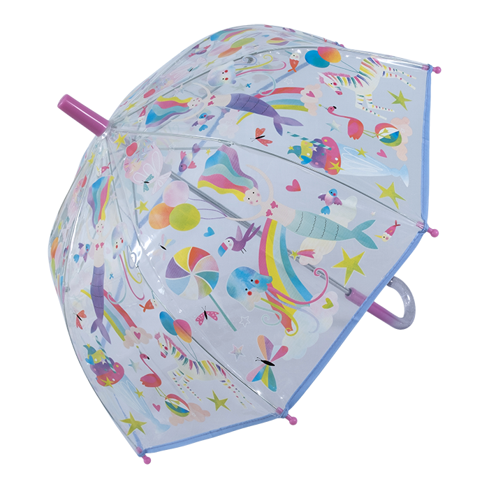 Clear Colour Changing Umbrella - Fantasy