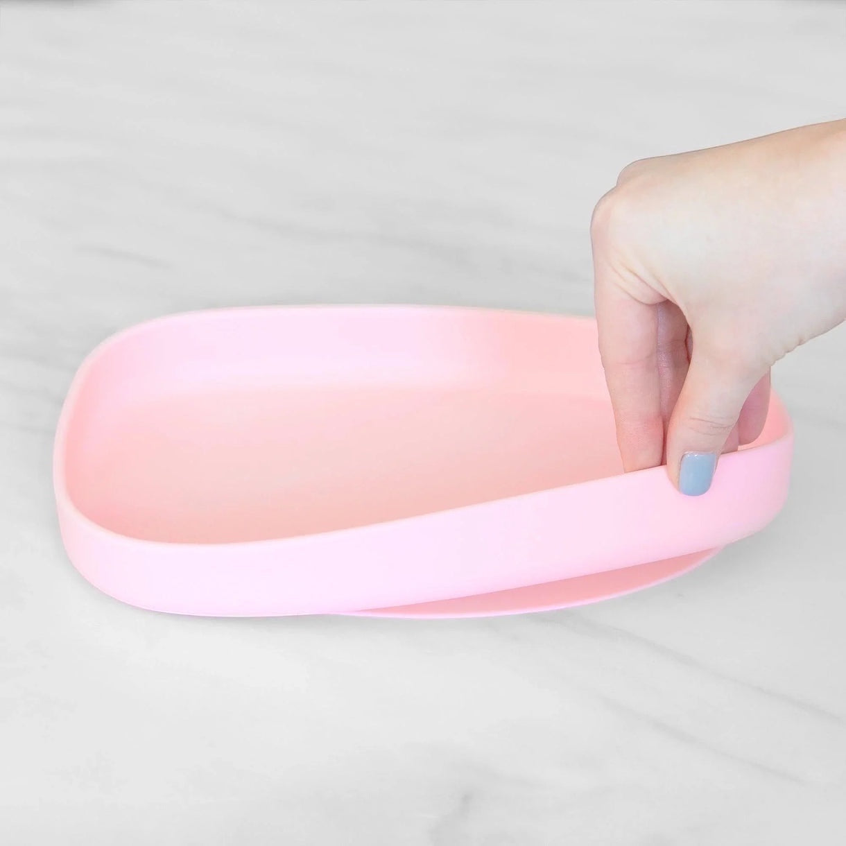 Silicone grip tray pink