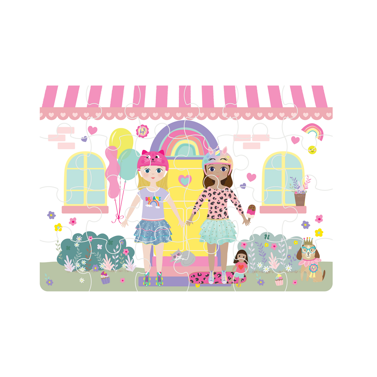 24 Piece Mini Jigsaw - Best Friends