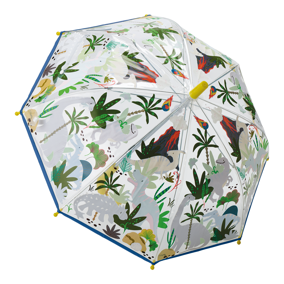 Transparent Colour Changing Umbrella - Dino