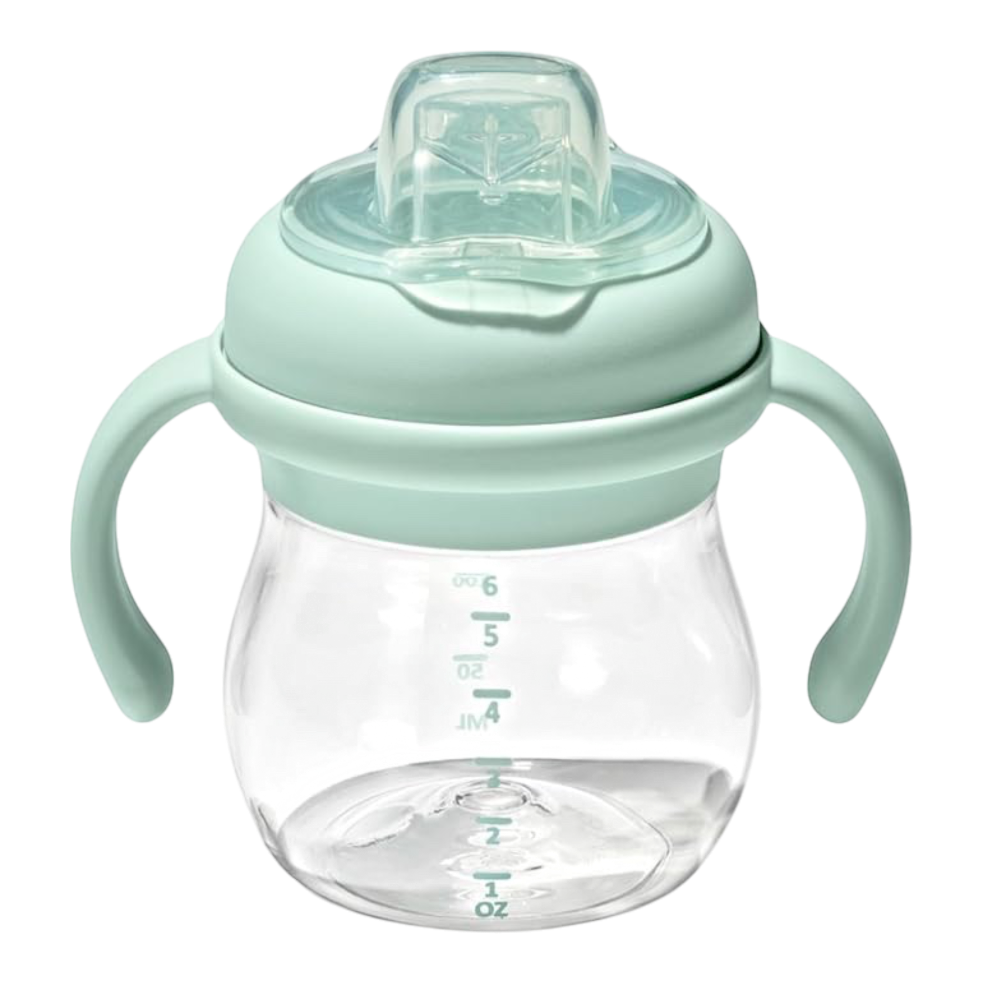 Transitions soft spout sippy cup with removable handles 6 oz opal