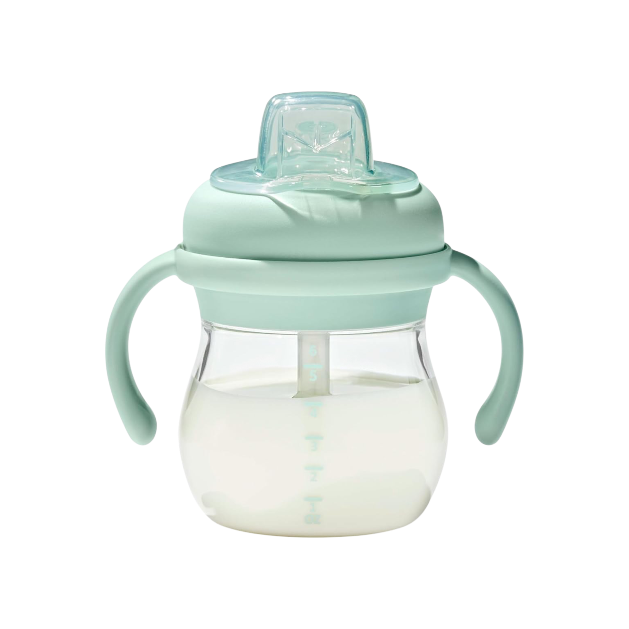 Transitions soft spout sippy cup with removable handles 6 oz opal