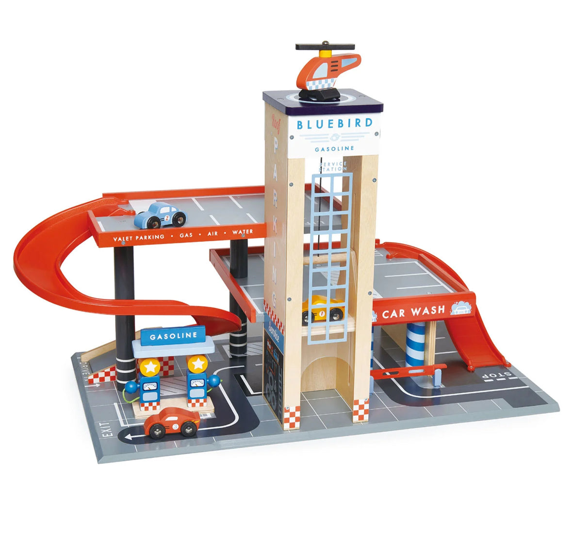 Blue bird service station