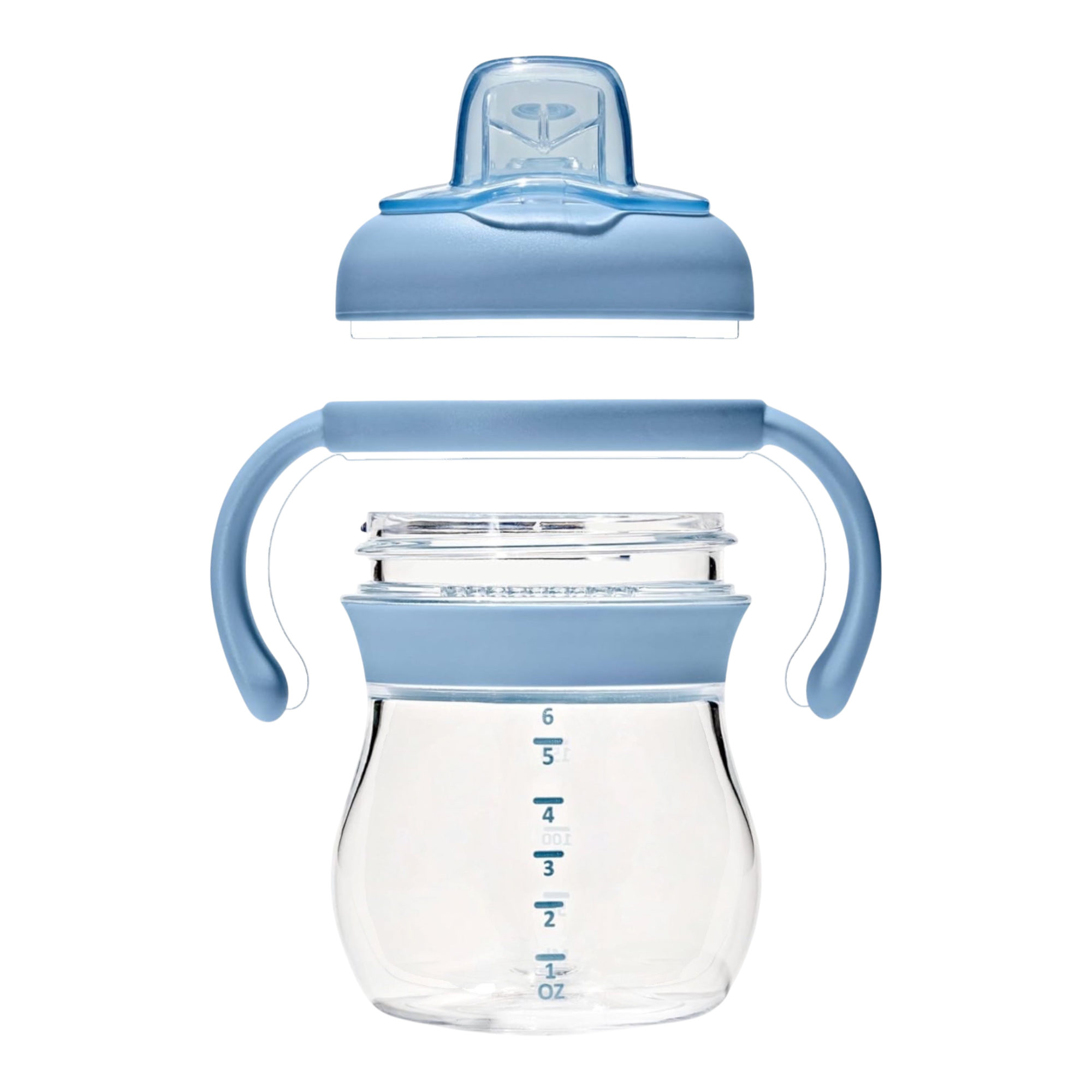 Transitions soft spout sippy cup with removable handles 6 oz dusk