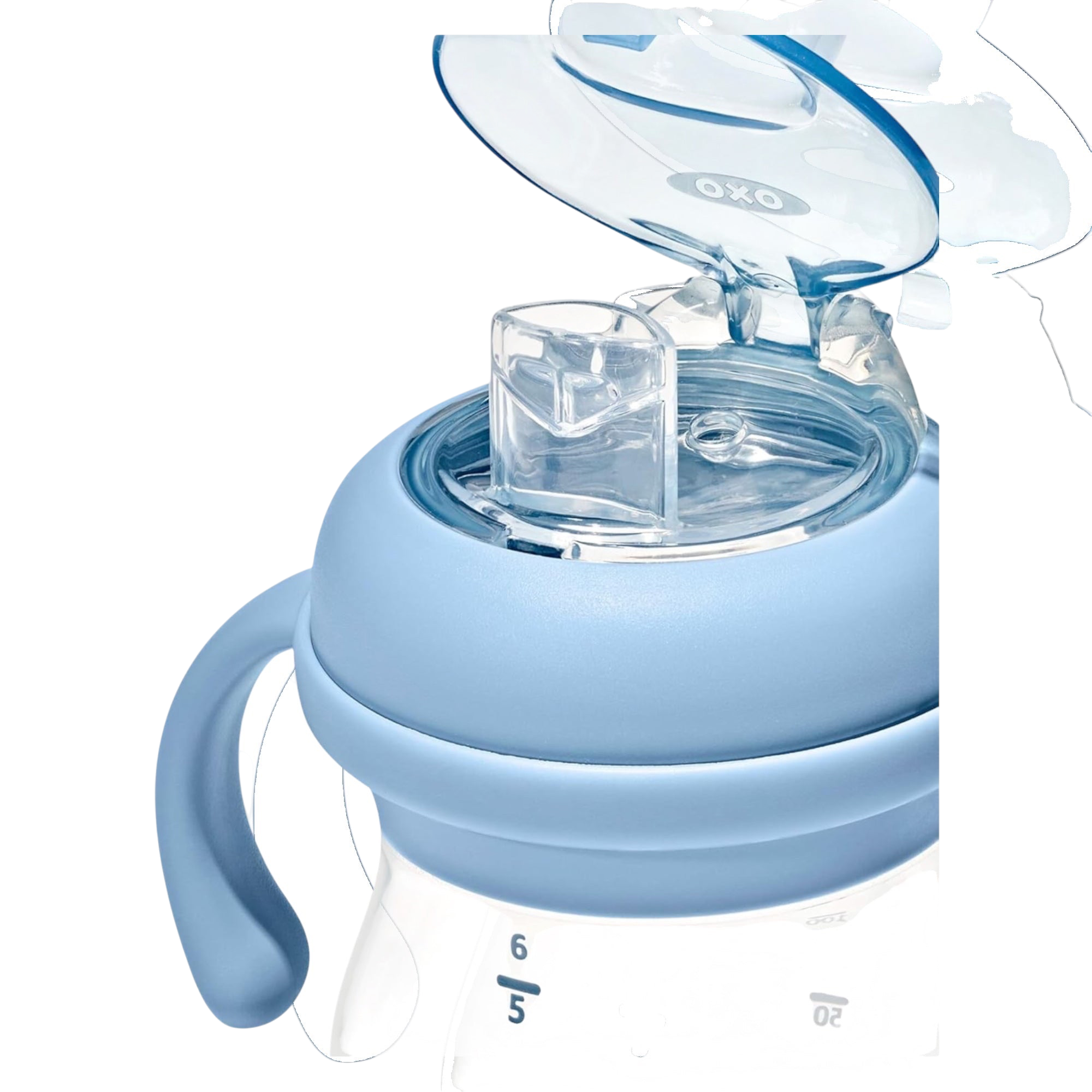 Transitions soft spout sippy cup with removable handles 6 oz dusk