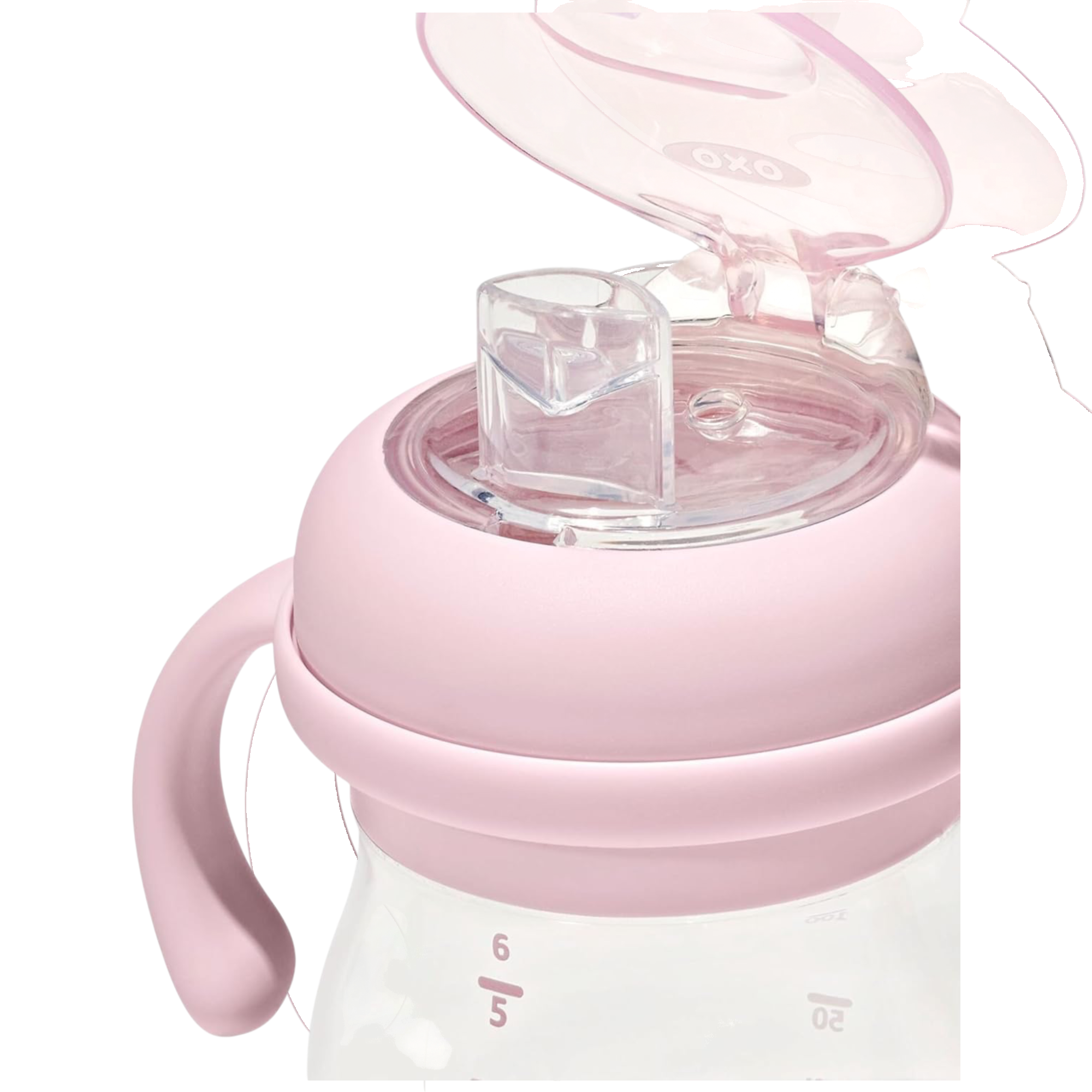 Transitions soft spout sippy cup with removable handles 6 oz blossom