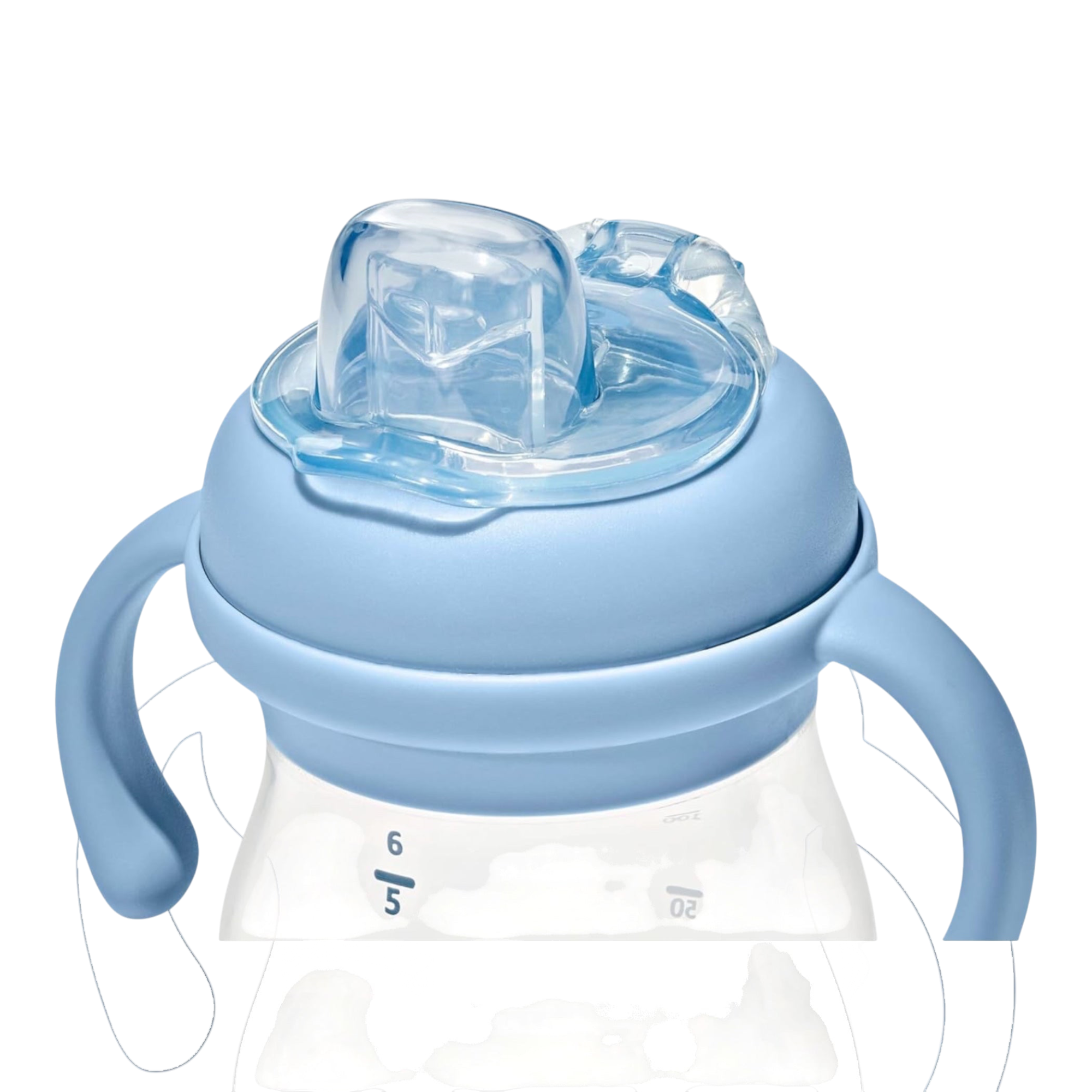 Transitions soft spout sippy cup with removable handles 6 oz dusk