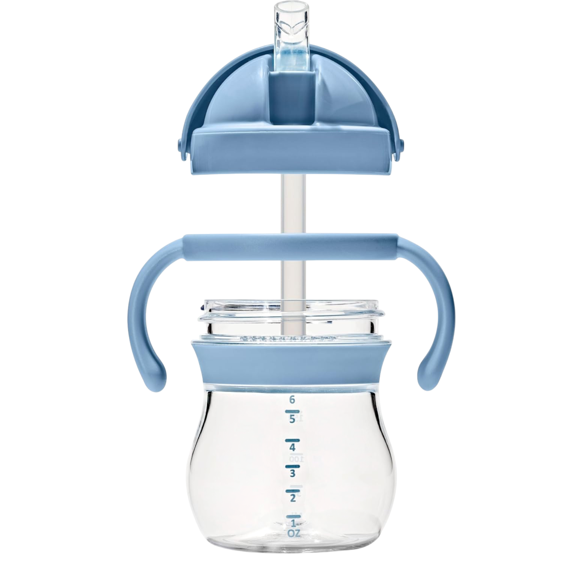 Transitions straw cup with removable handles 6 oz dusk