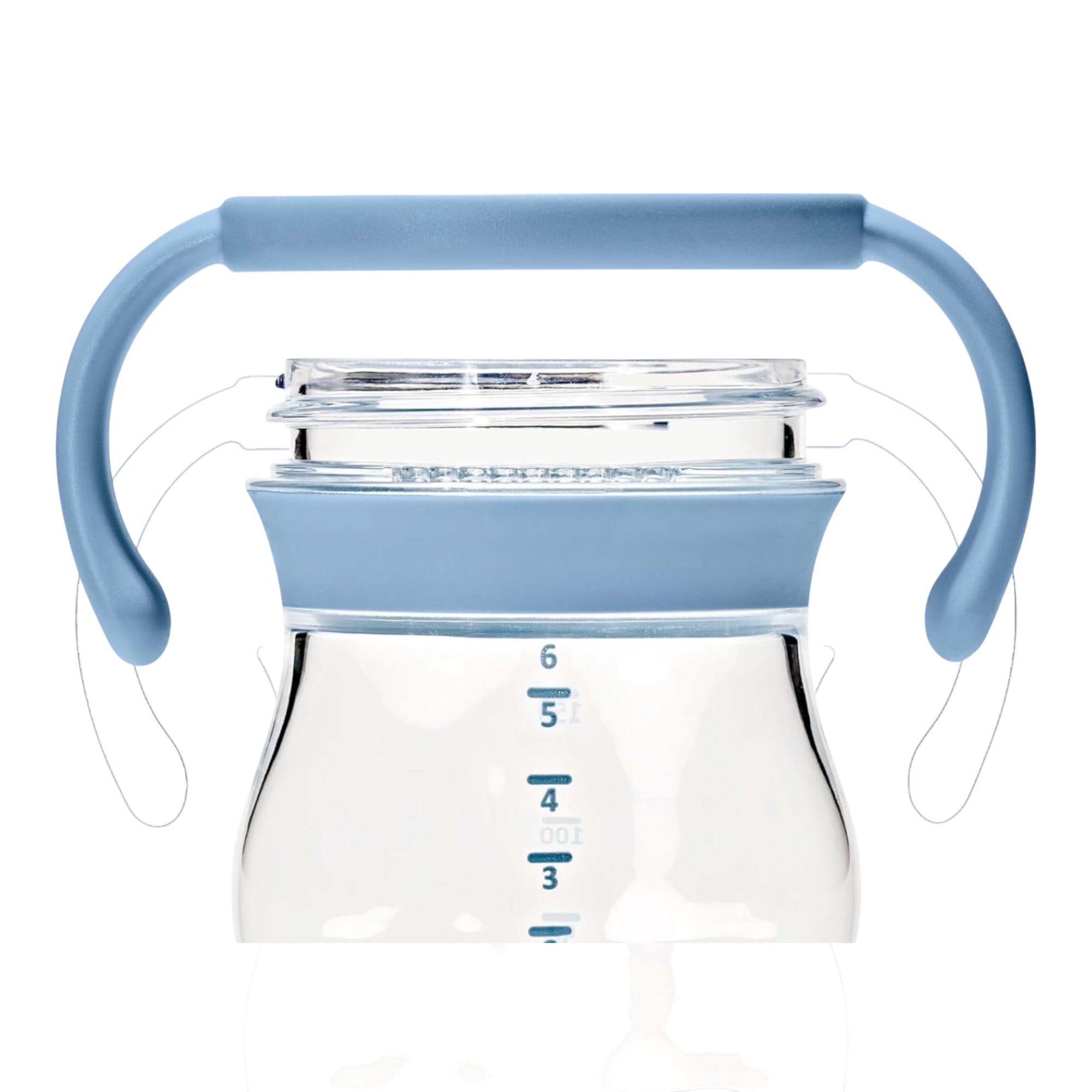 Transitions soft spout sippy cup with removable handles 6 oz dusk