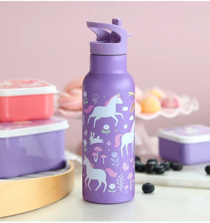 Stainless steel drink bottle: UNICORNS