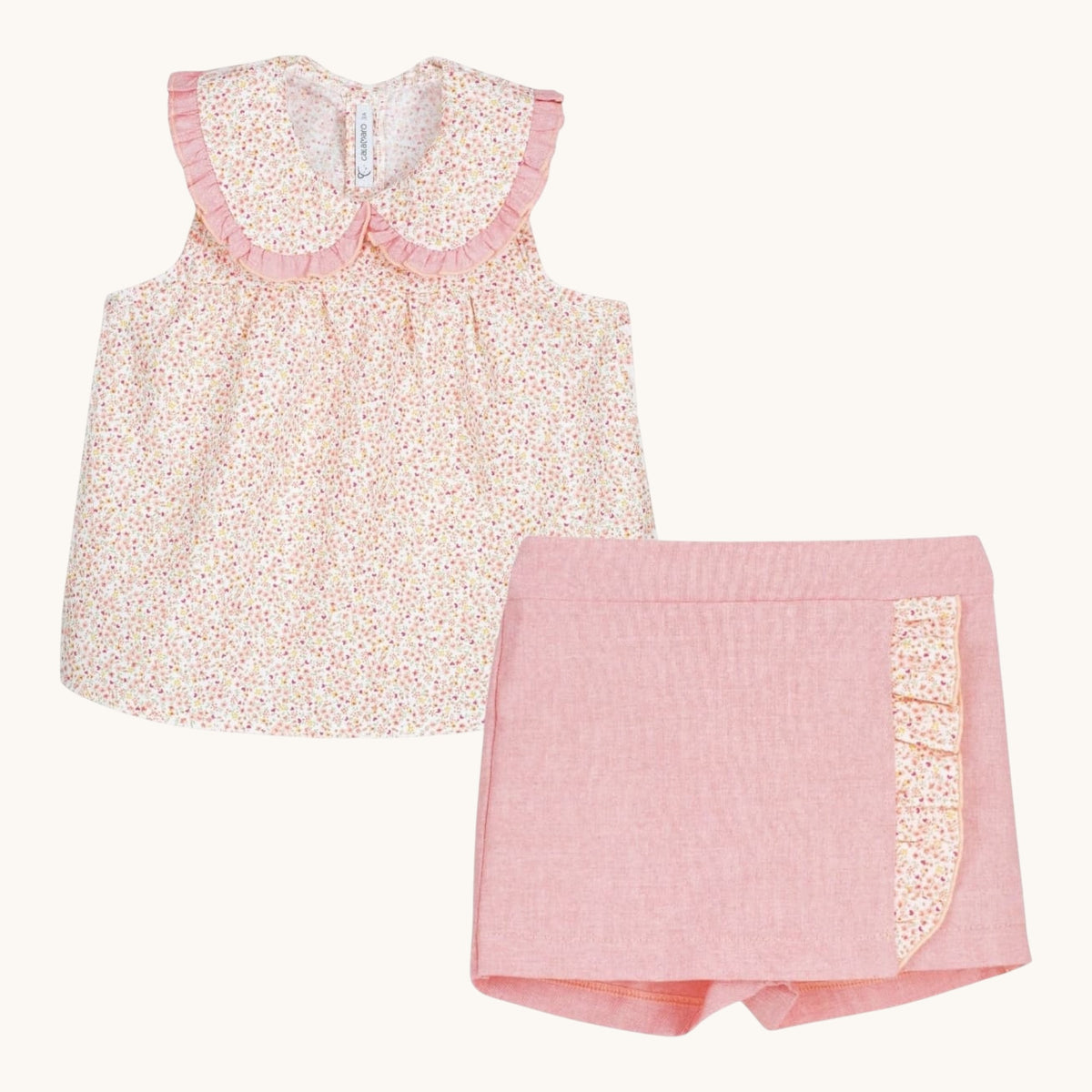 Calamaro Floral Skort set