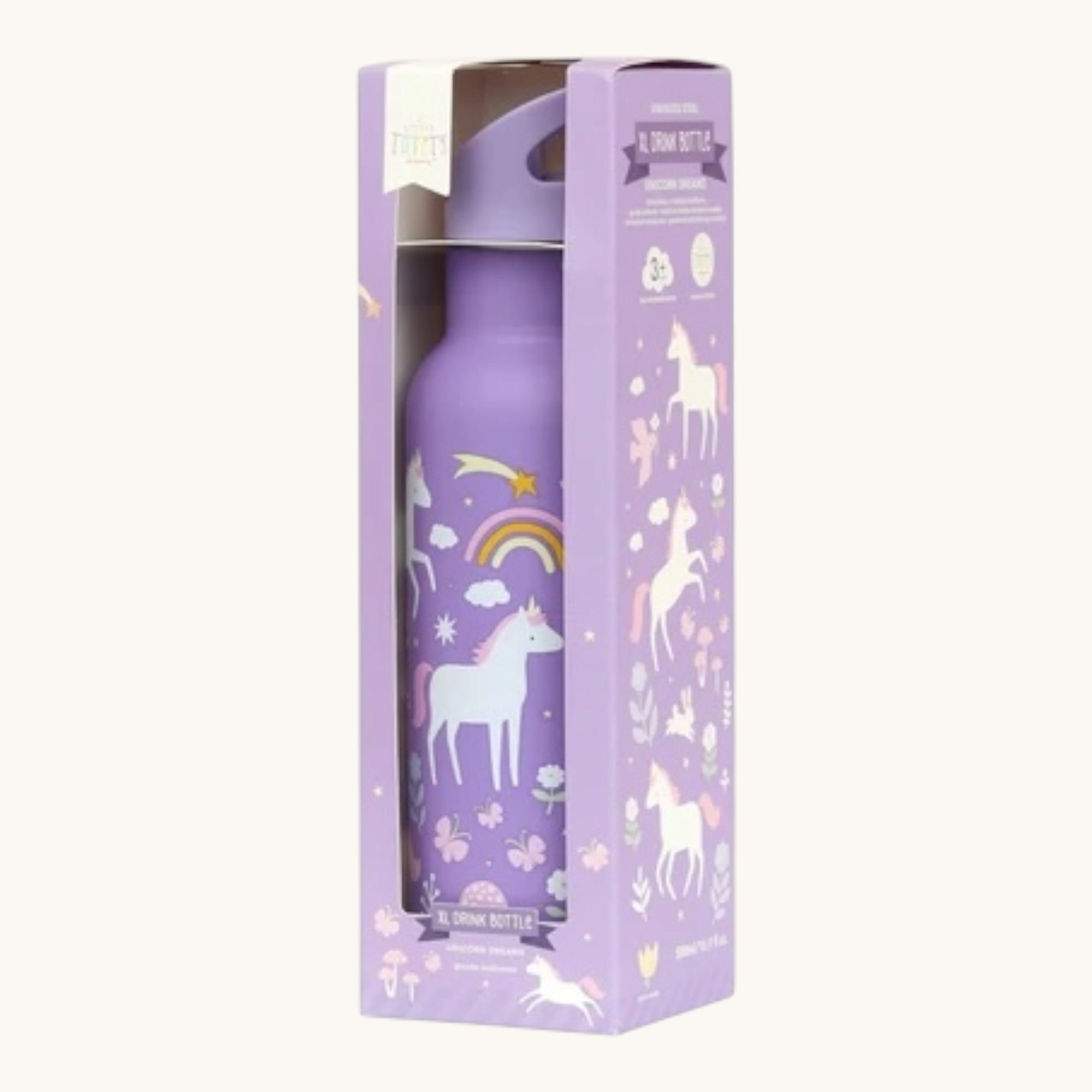 Stainless steel drink bottle: UNICORNS