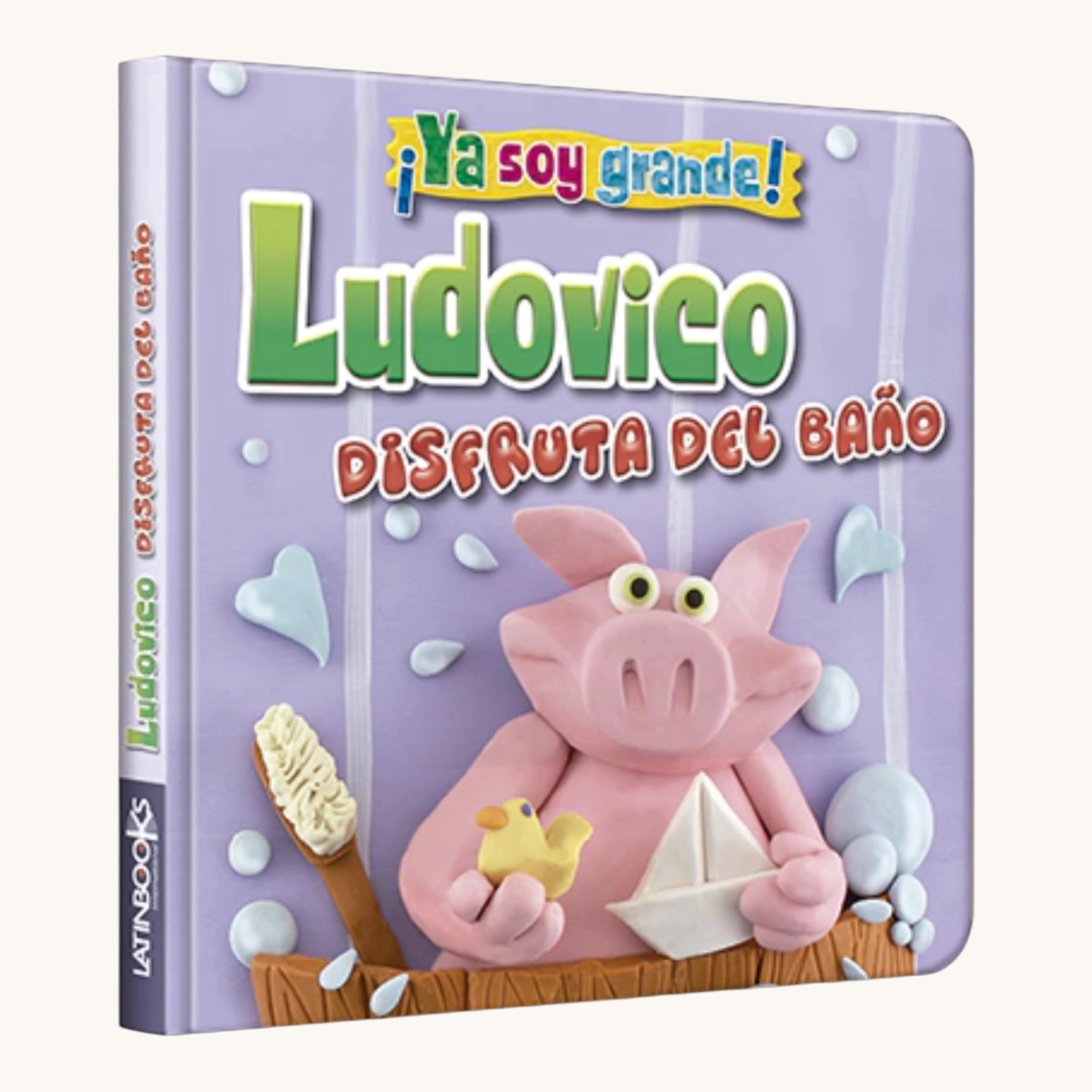 Ludovico disfruta del baño