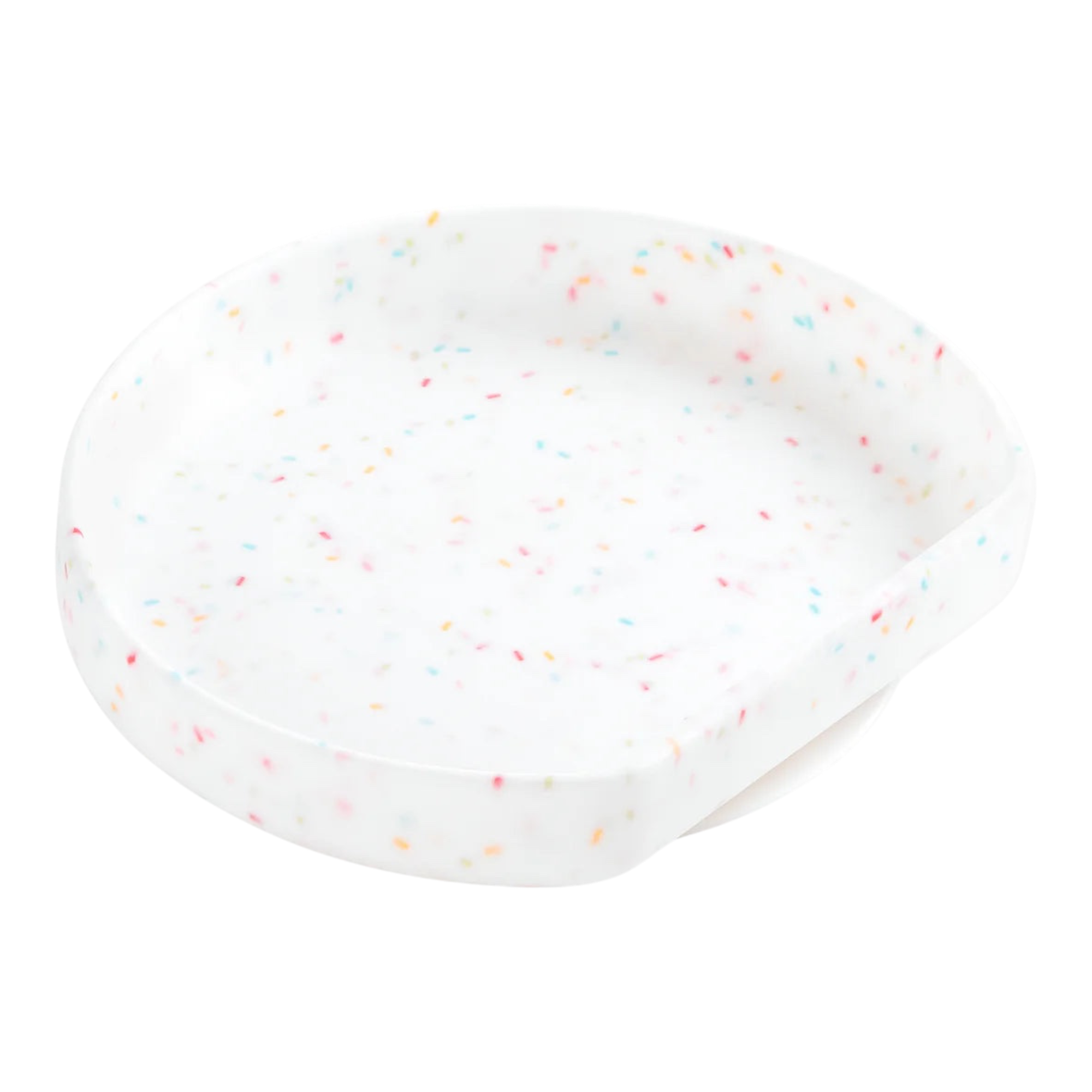 Silicone grip plate vanilla sprinkle