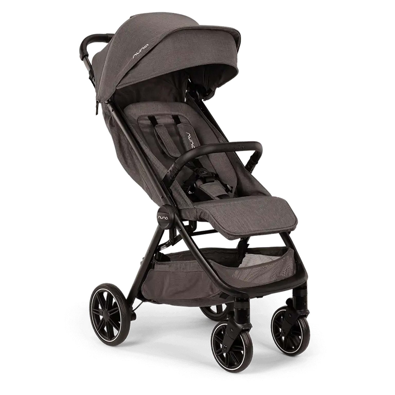 Nuna TRVL LX Stroller | Thunder + Bag & Rain Cover