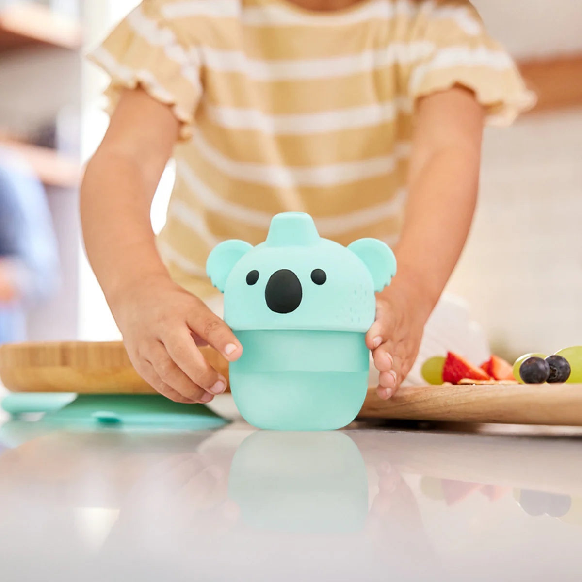 Koala soft-touch spill-proof sippy cup