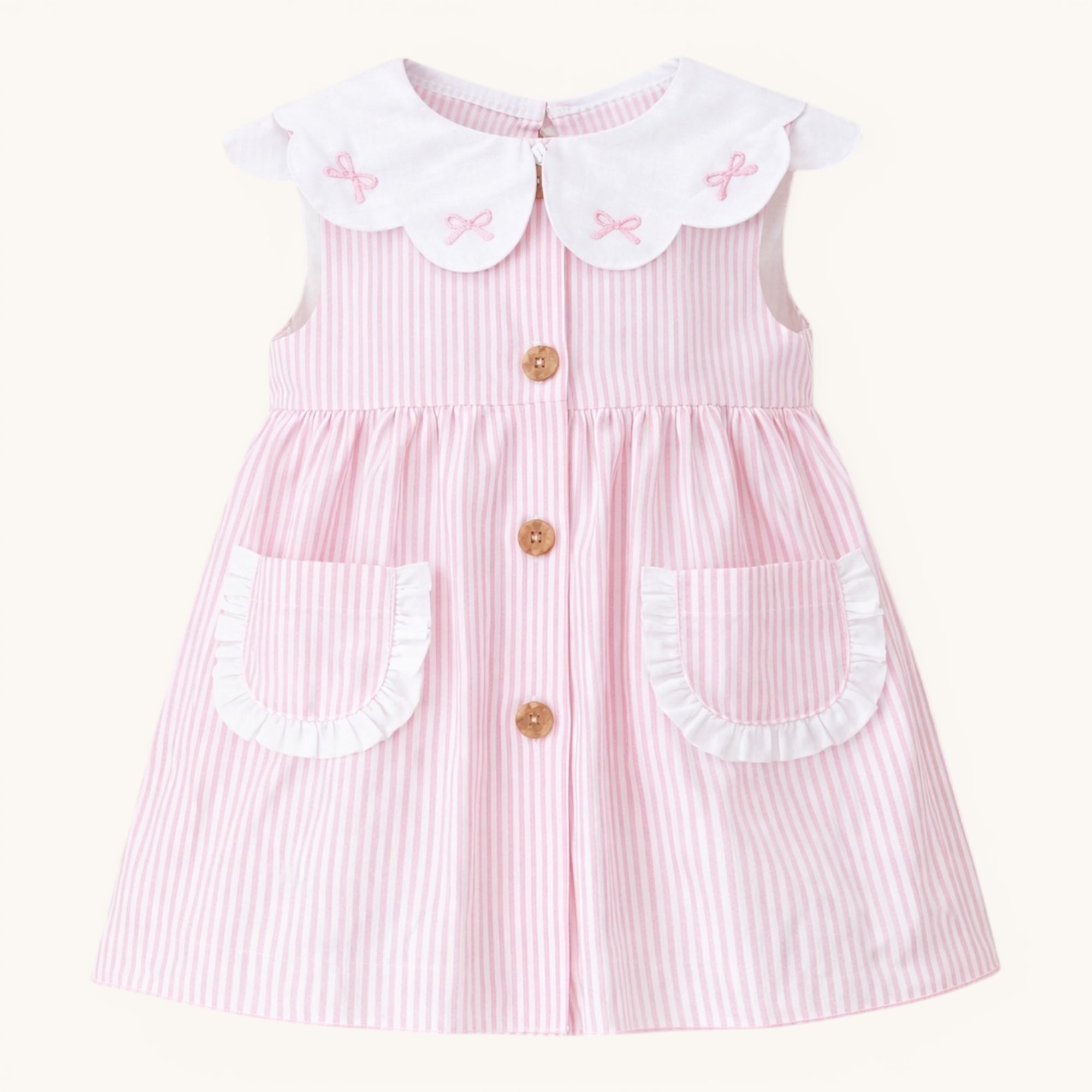Pink bow dress - Valentina
