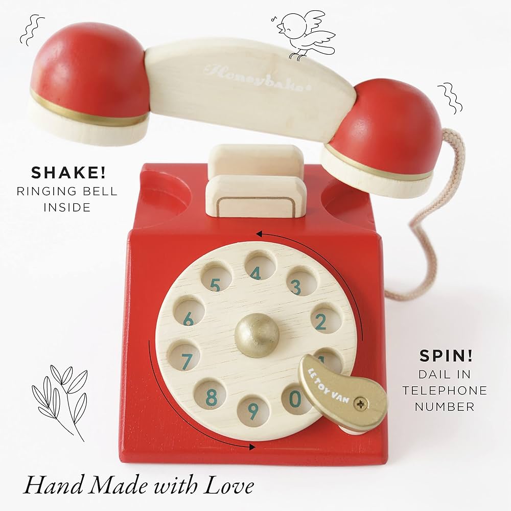 Vintage Wooden Phone