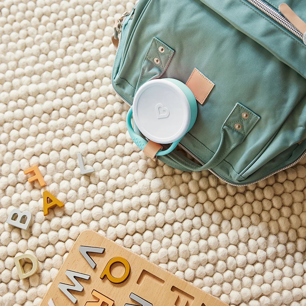 Snack catcher with lid mint