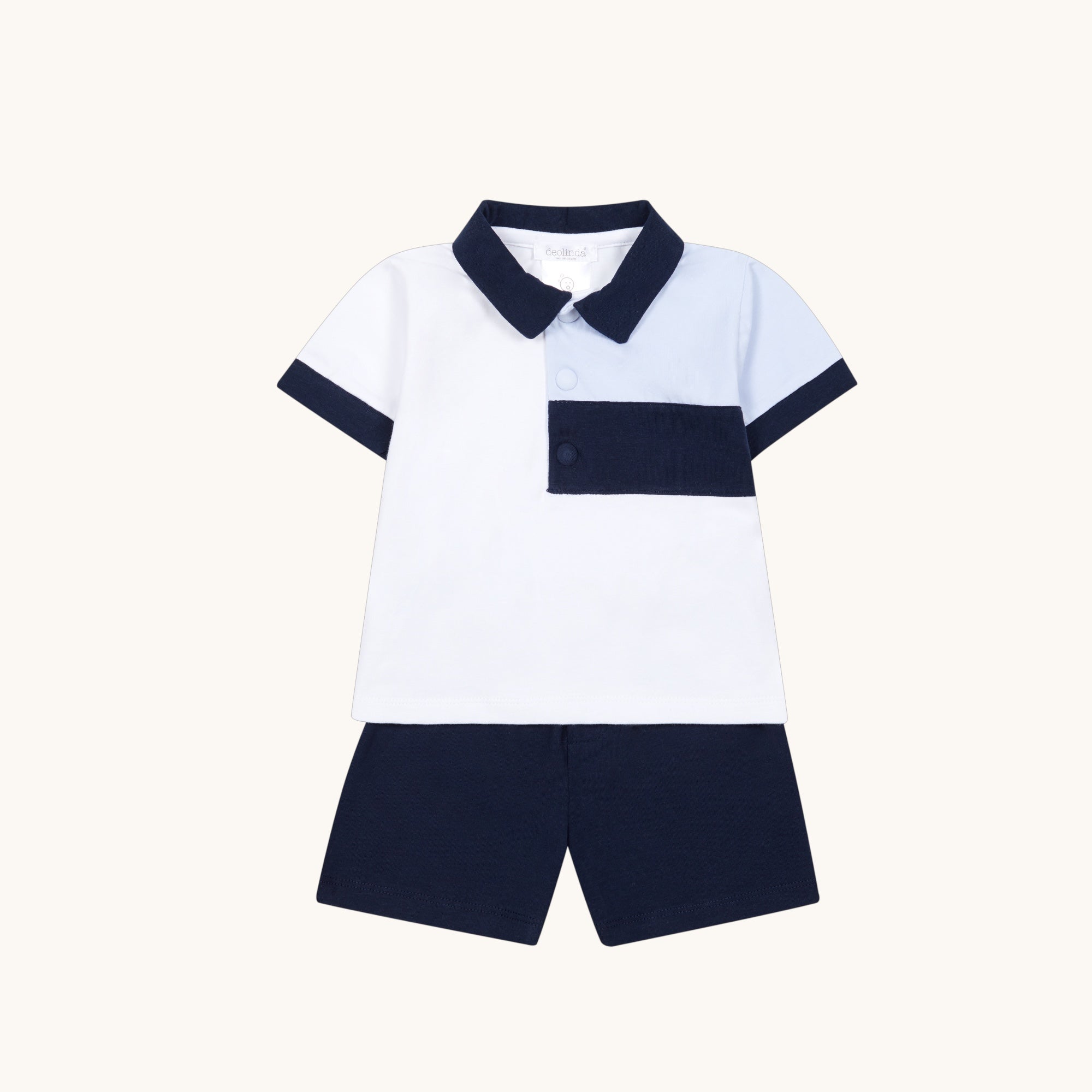 Lisbon Stripe Shorts Set - Deolinda Baby