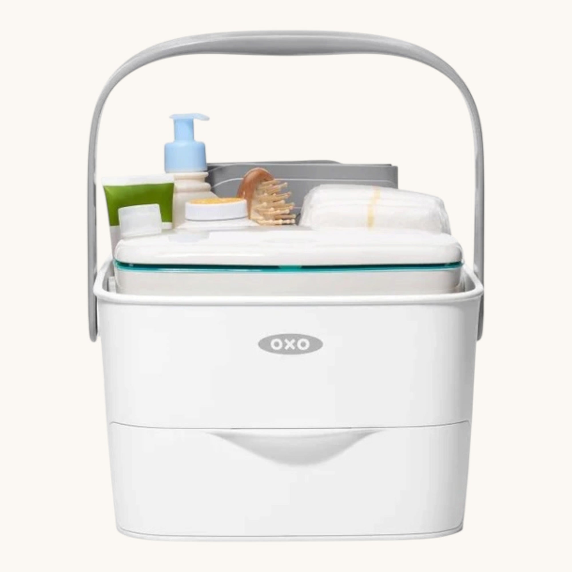 Diaper Caddy with changing mat
