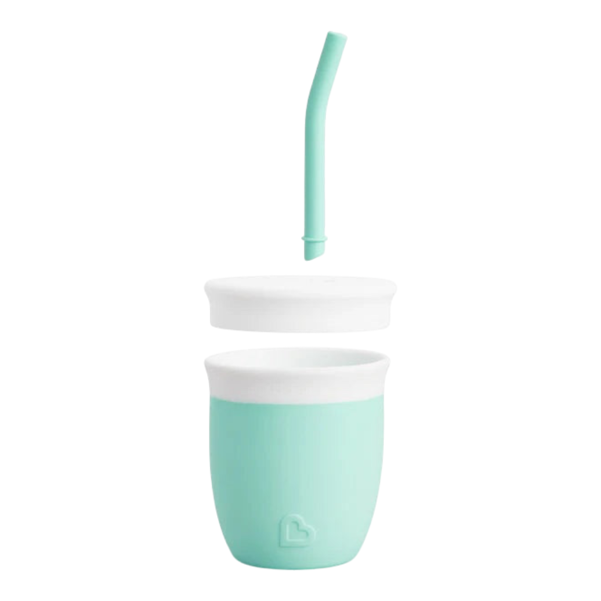 Training cup with straw