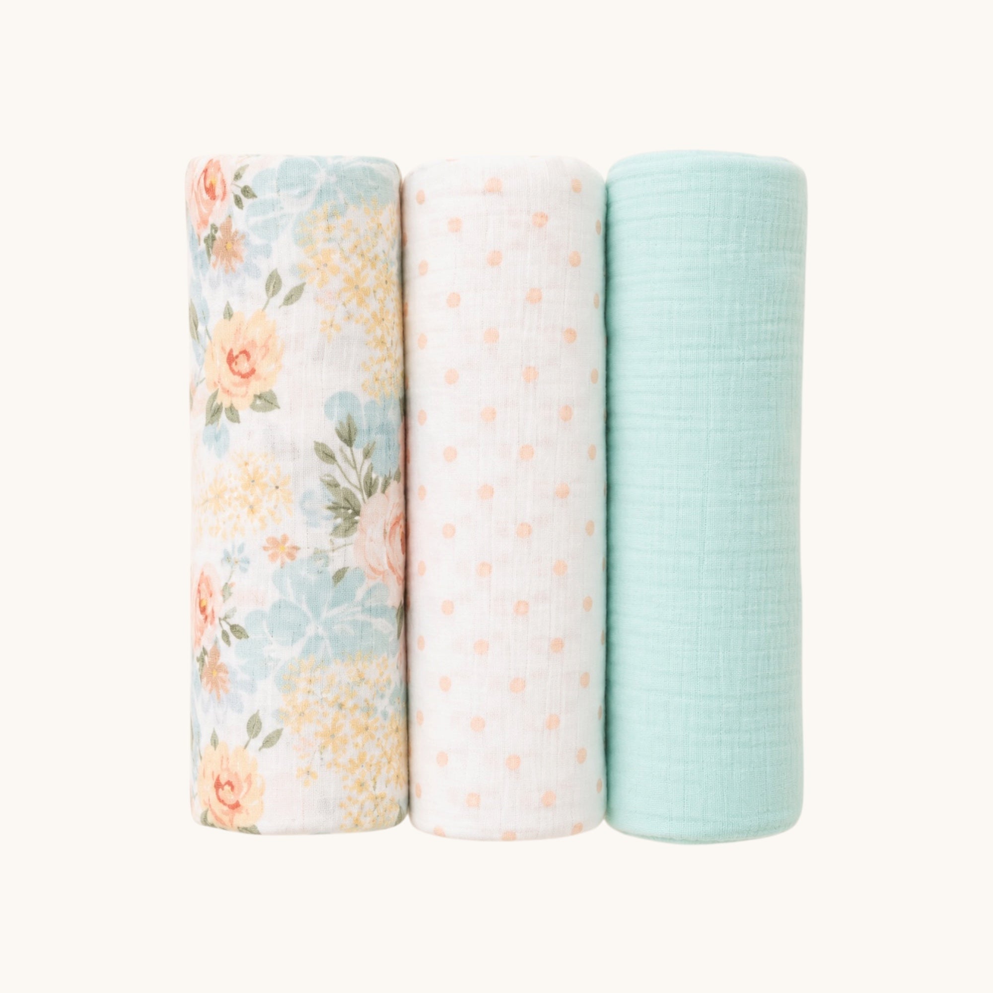 Floral Muslin Swaddle Set