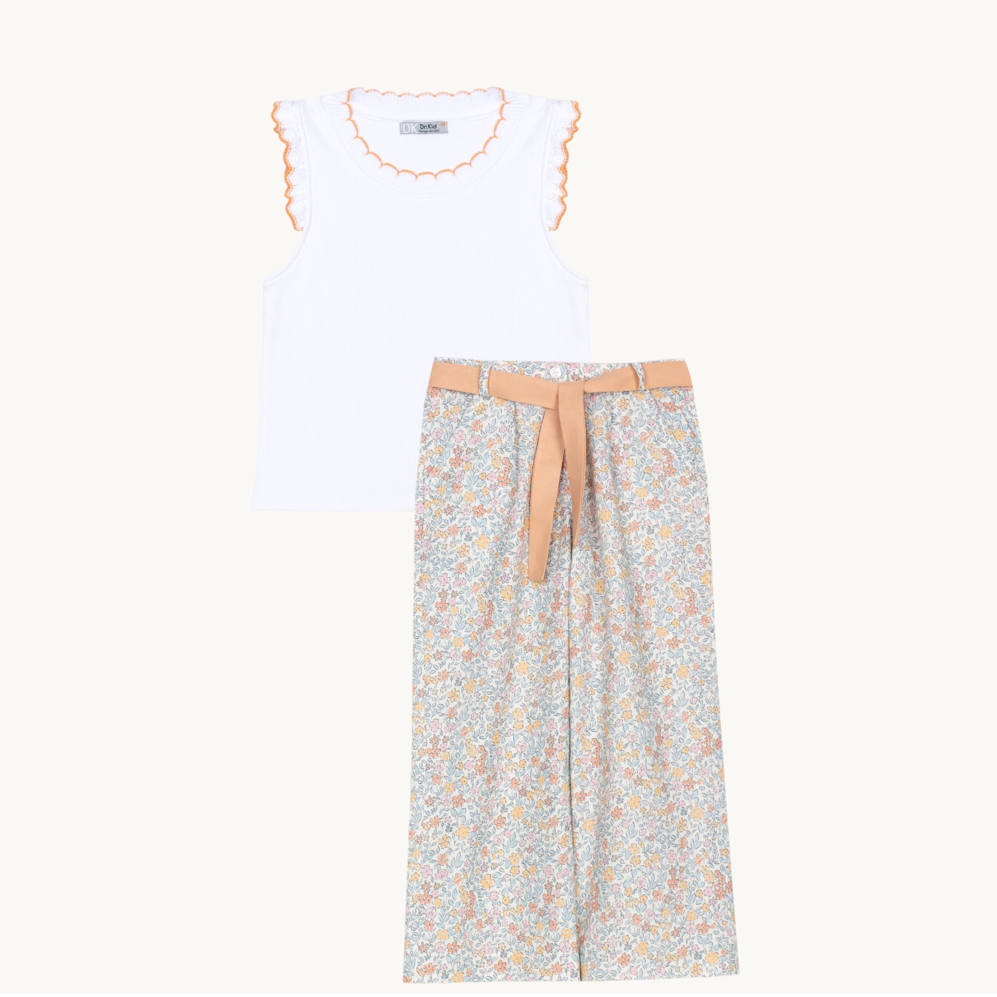 Salmón Tailored Pants Set