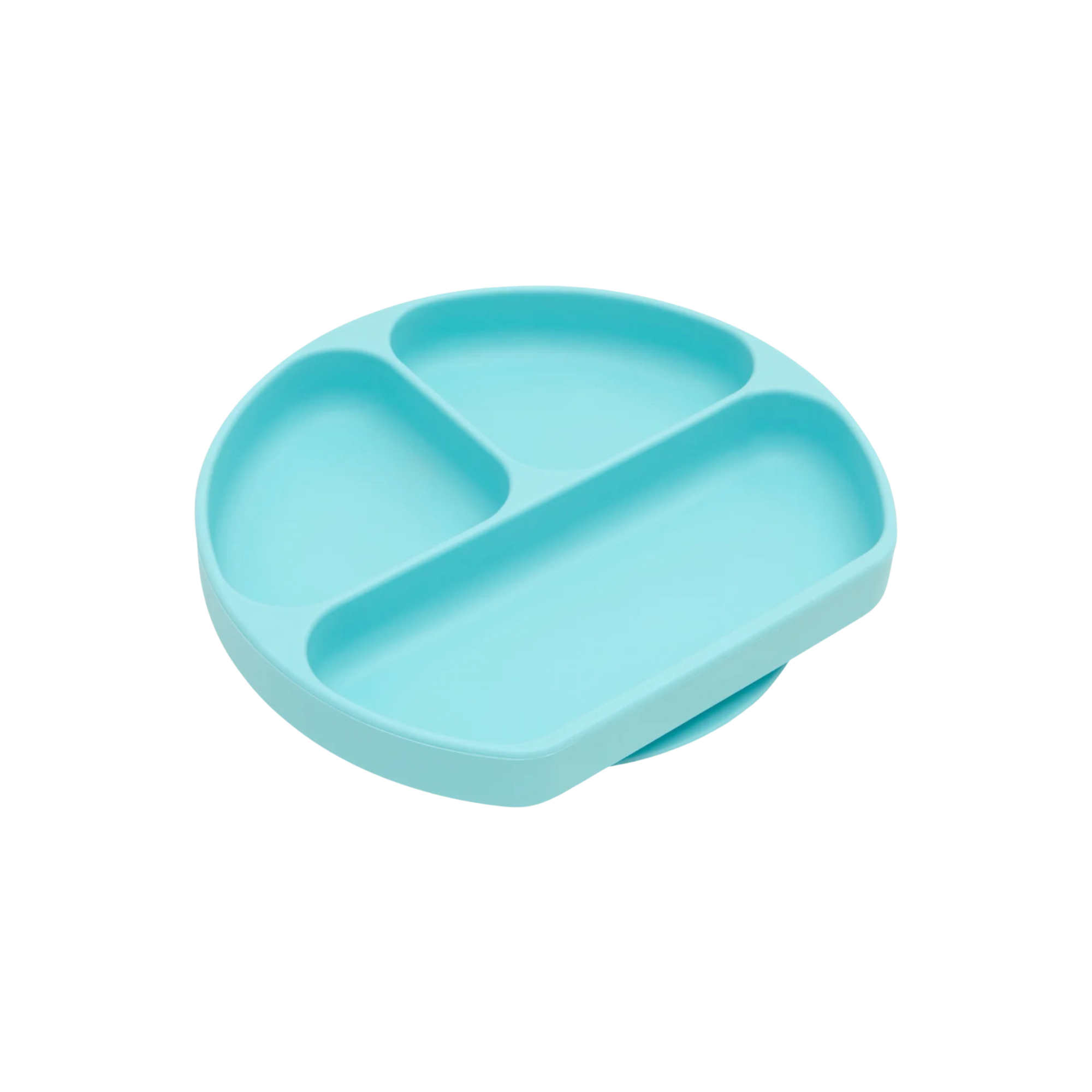 Silicone grip dish blue