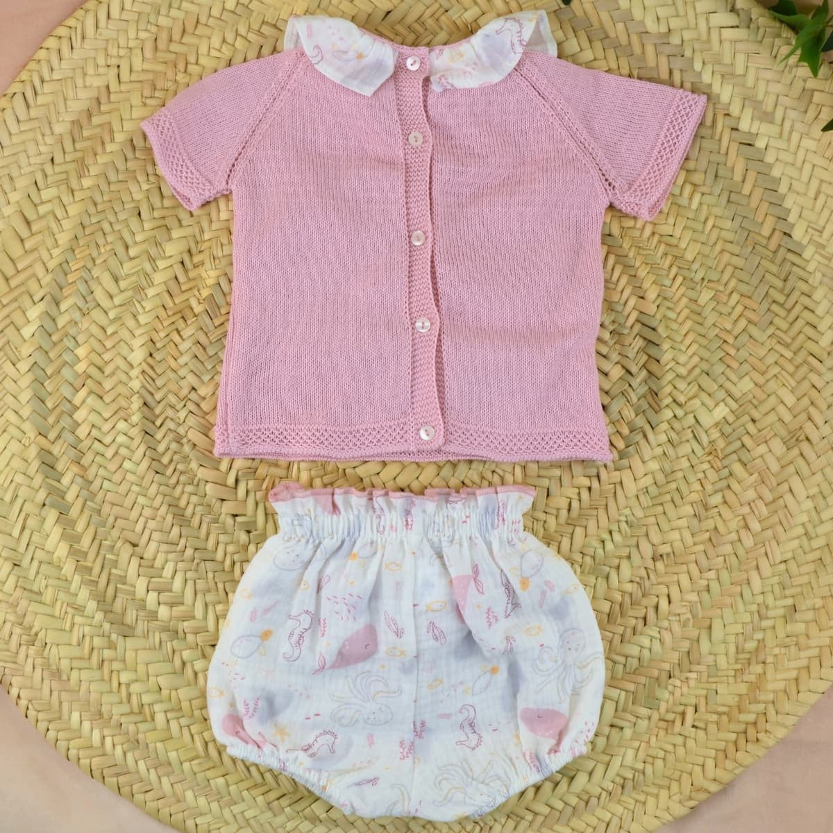 Conjunto Rosa viejo