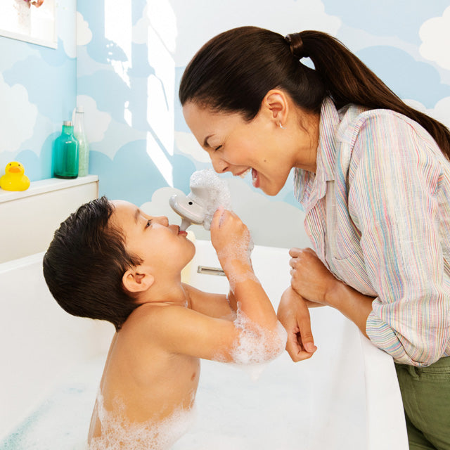 Juguete de baño soplador de burbujas