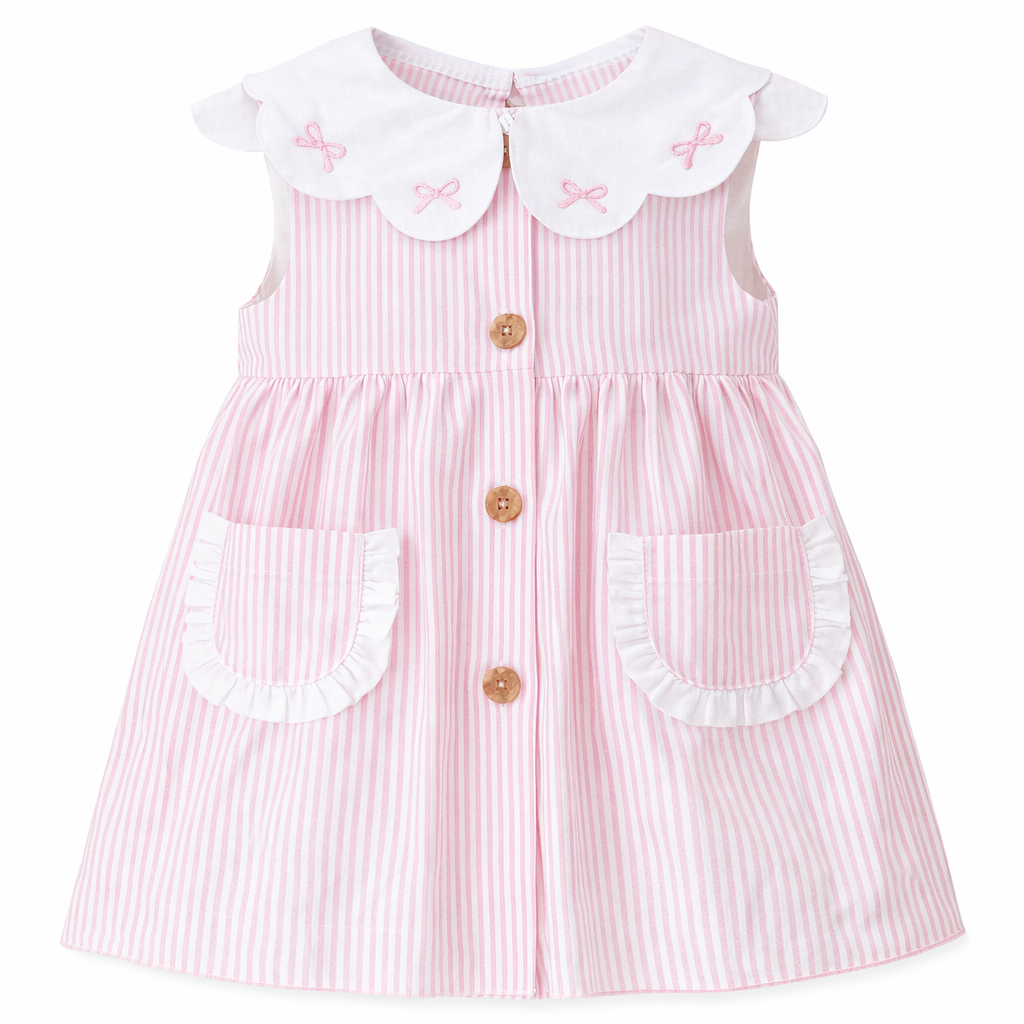 Pink bow dress - Valentina