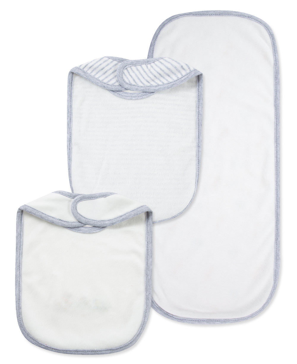 Safari Bib & Burp Set