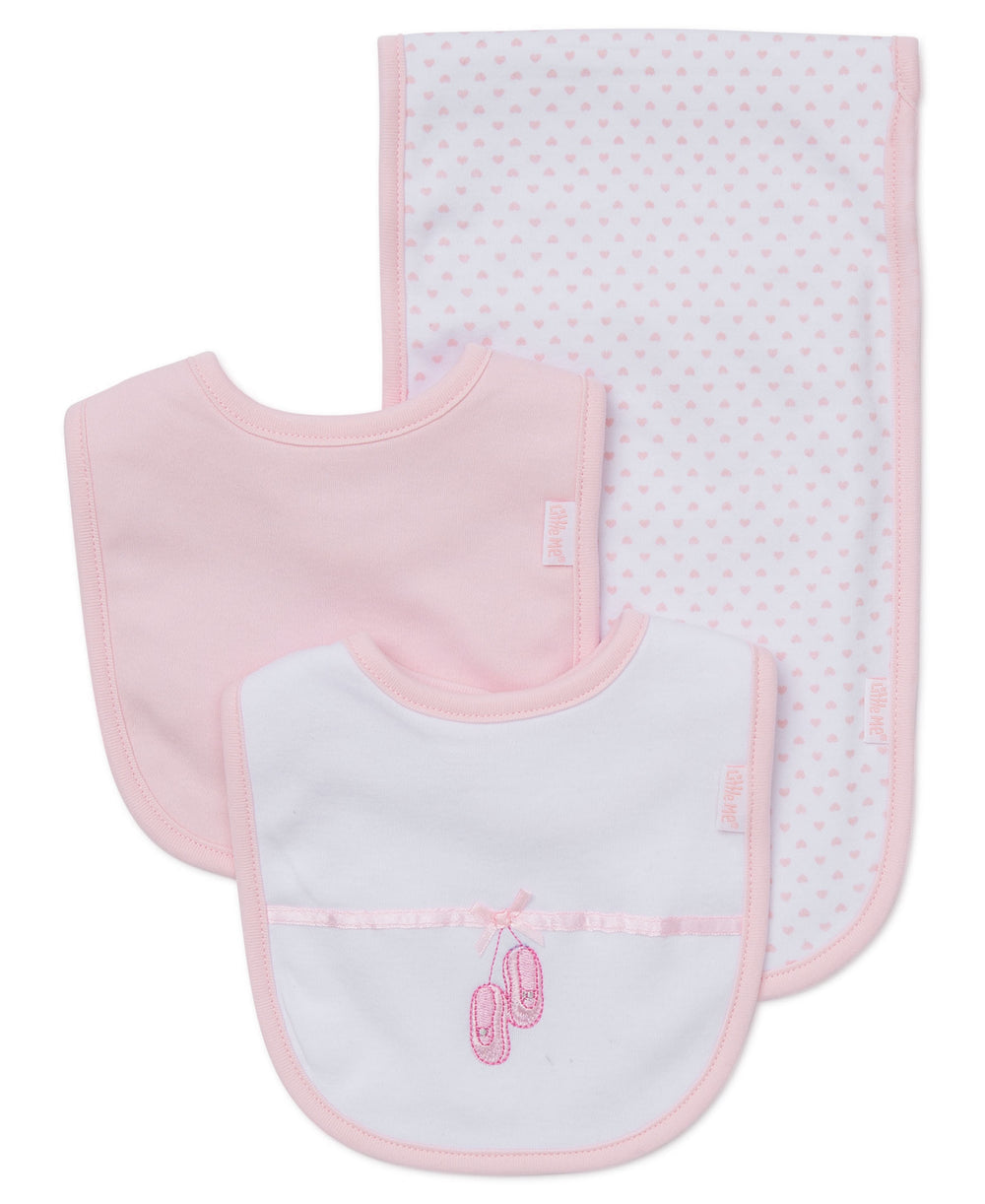 Ballerina Bib & Burp Set