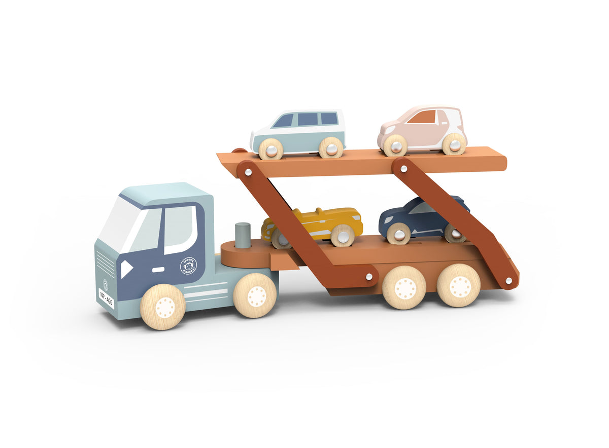 Car Carrier Truck with 4 Cars