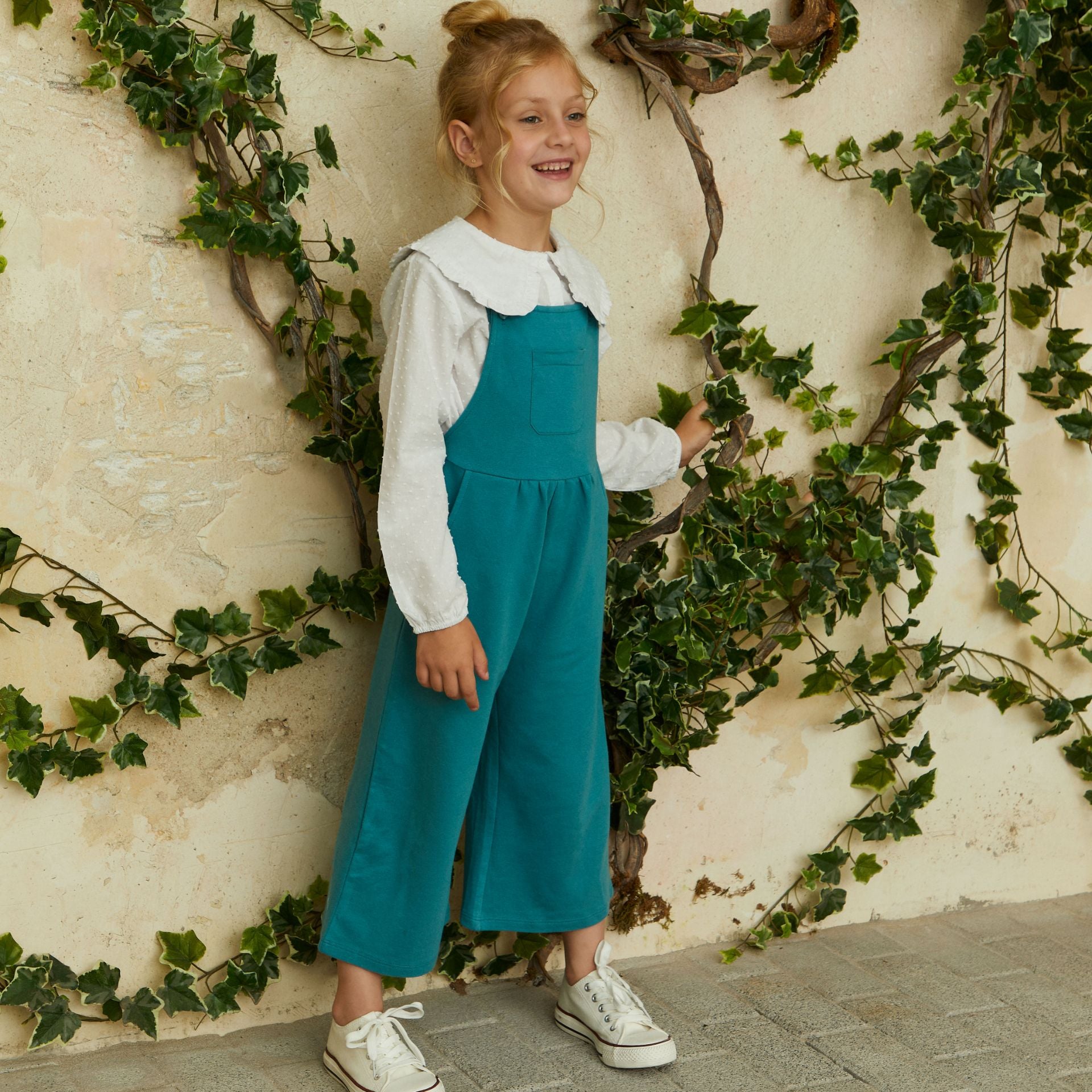 Overol verde aqua