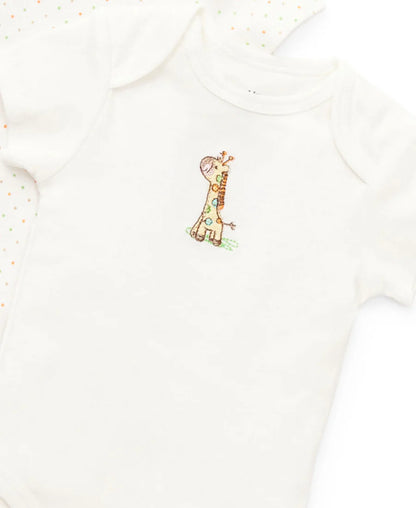 Giraffe 3pk Bodysuit