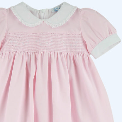 Vestido rosa pastel - 24m