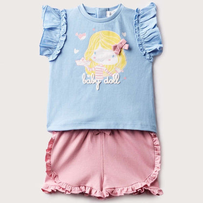 Baby doll T-shirt and pants set