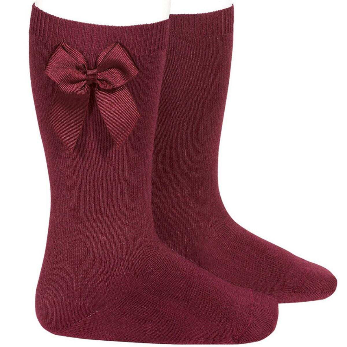 Medias cóndor /Granate-vino