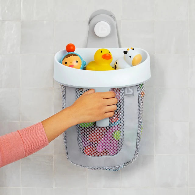 Organizador de juguetes para el baño