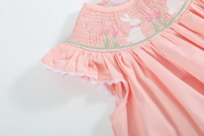 Bunny smocked dress