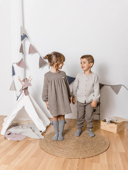 Camisa Vestido nude Munich