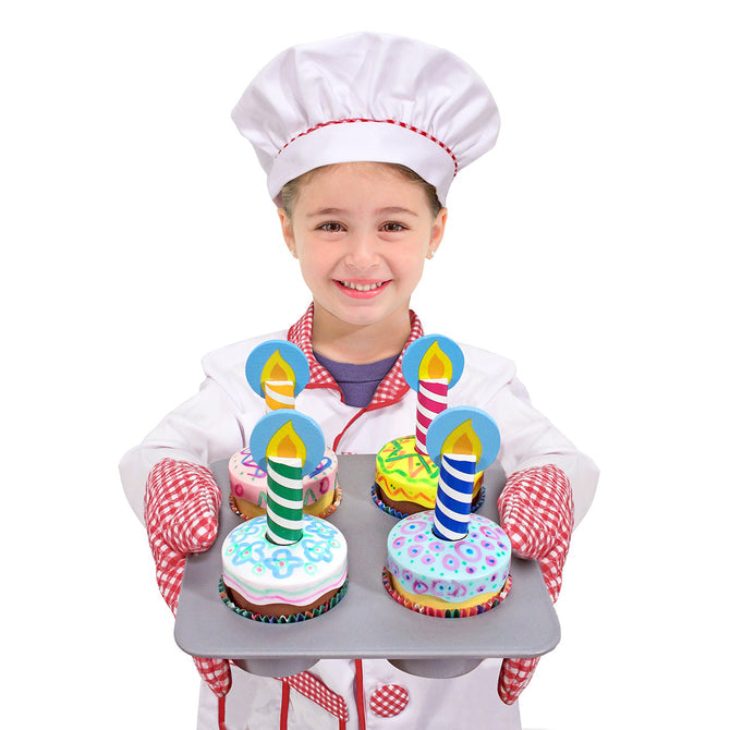 Bake & Decorate Wooden Cupcake Play Set