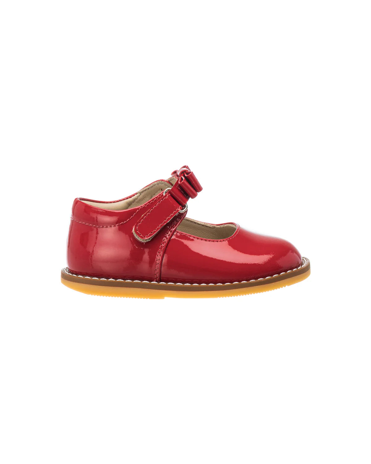 Mary Jane with Bow Toddler Red