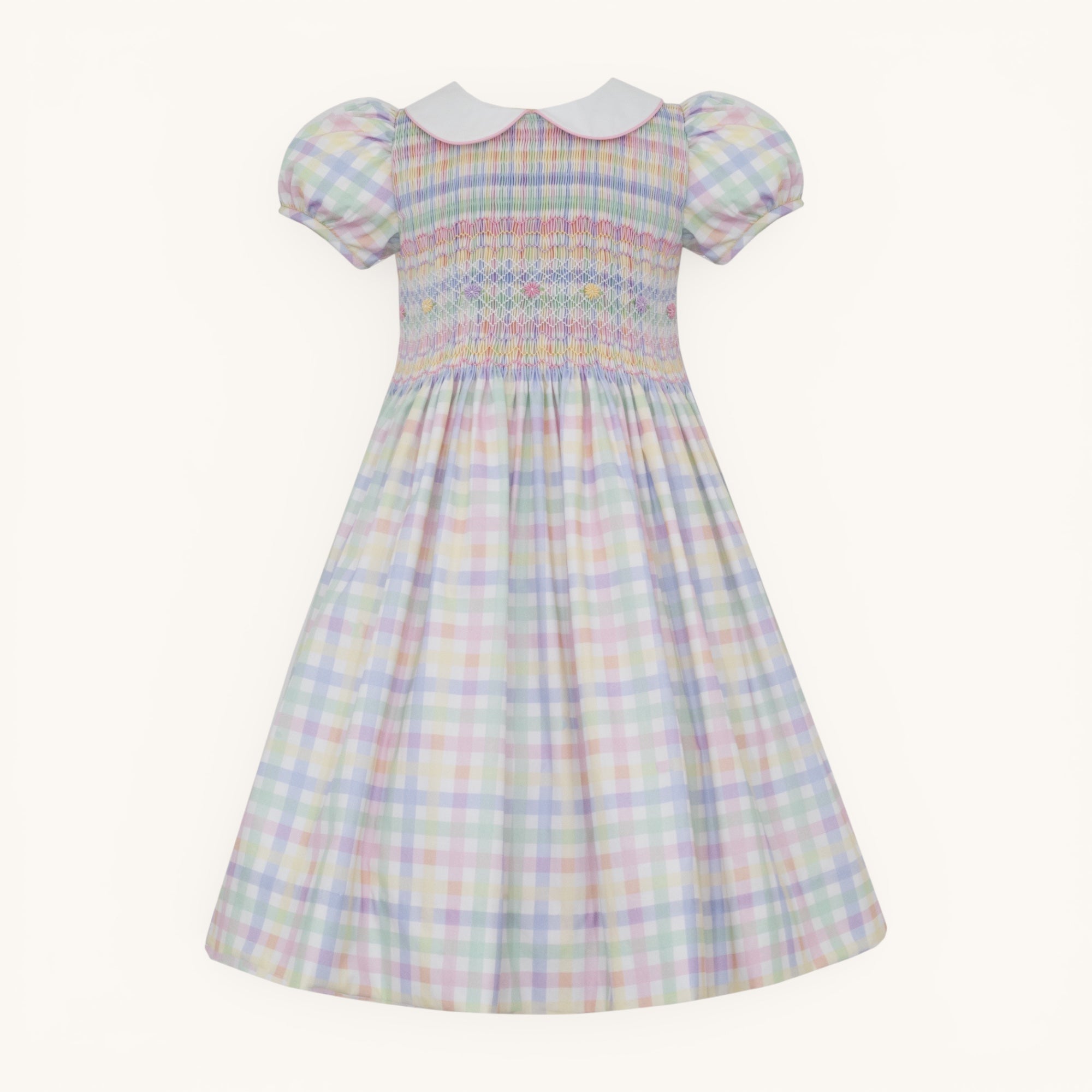 TIFFANY- Pastel Plaid Dress
