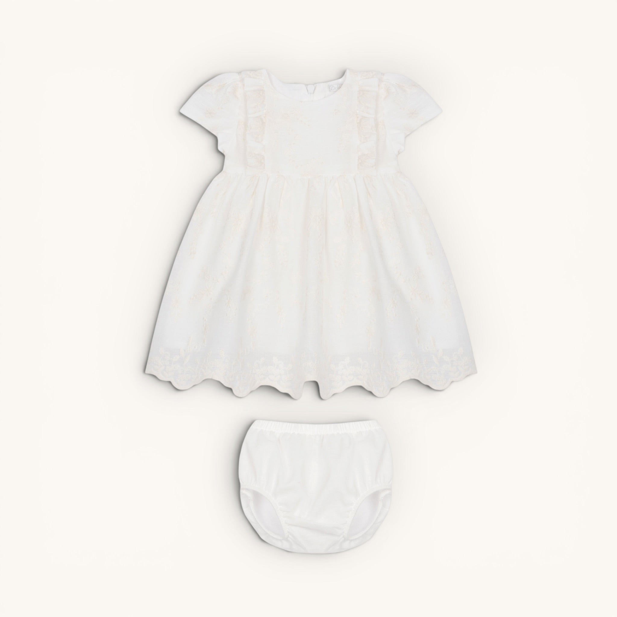 Biscuit Christening Dress
