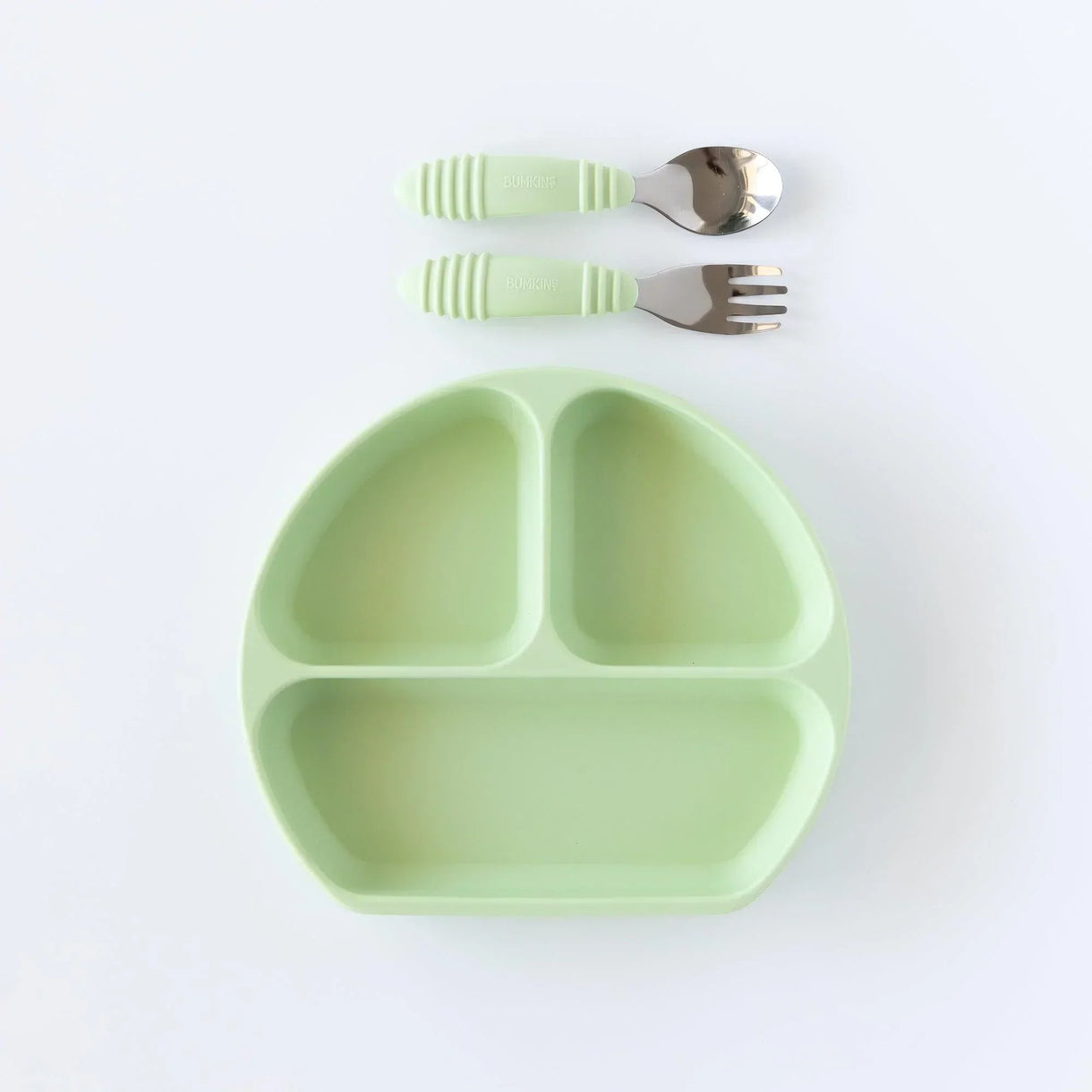 Silicone grip dish sage