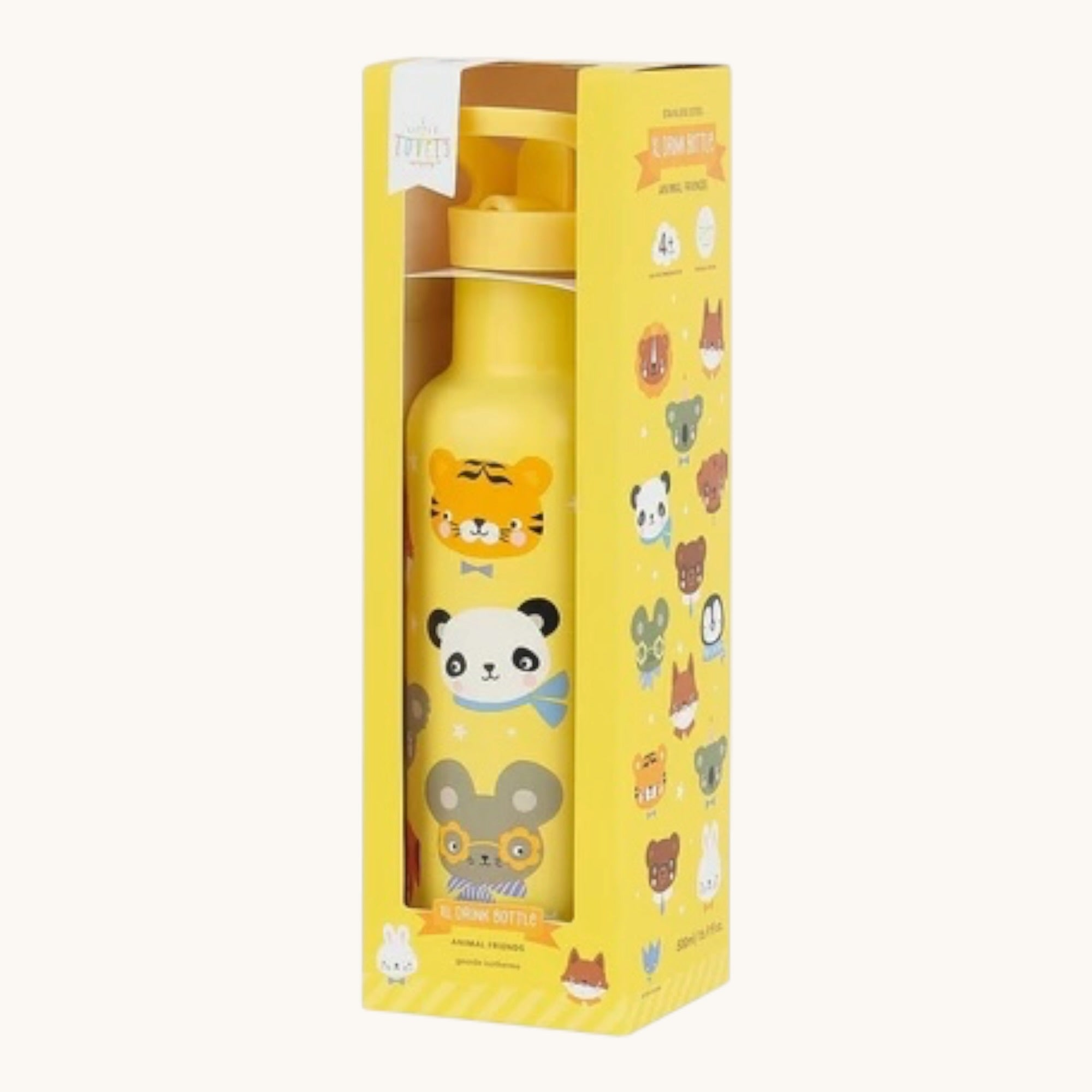 Stainless steel drink bottle: ANIMAL FRIENDS